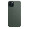 Funda tejido fino iPhone 15 Plus Verde