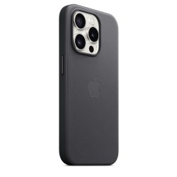 Funda tejido fino iPhone 15 Pro Negro