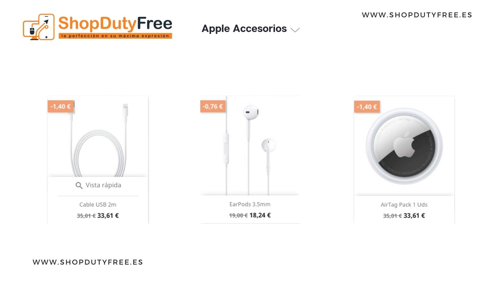 Accesorios más vendidos de Apple