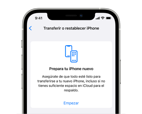 como resetear iphone