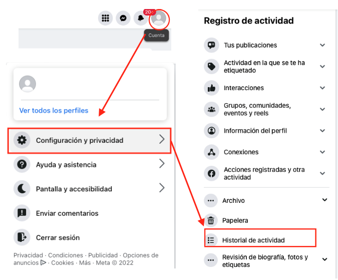Como verificar fecha de suscripción facebook