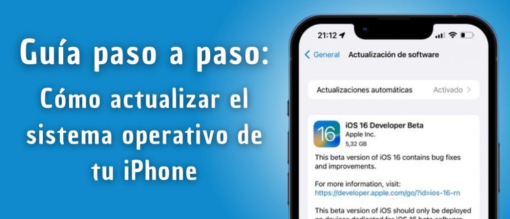 Como actualizar sistema operativo de iphone