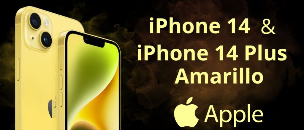 iphone 14 y iphone 14 plus amarillo